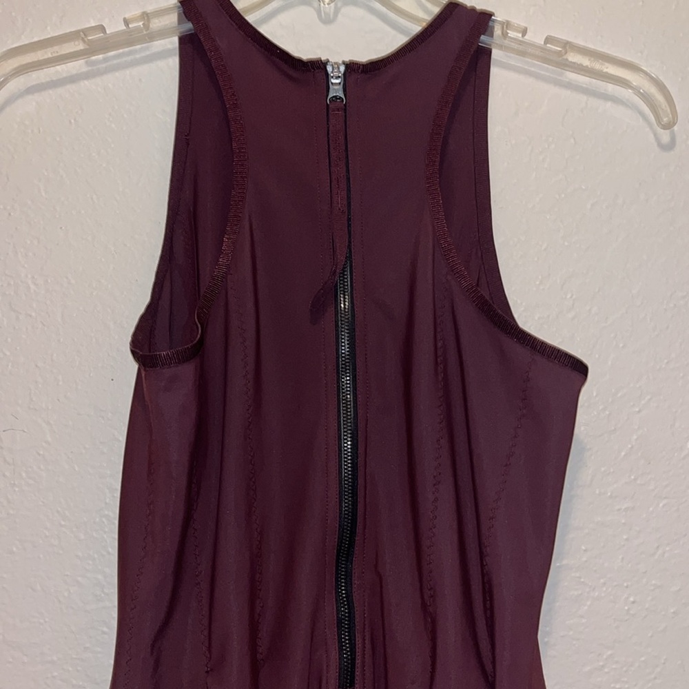 Lululemon Maroon Here To There Fit & Flare Dress Rare Bordeaux Drama - Picture 10 of 11